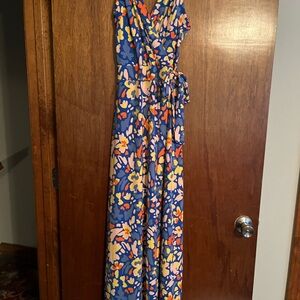 41 Hawthorn Blue Floral Maxi Dress